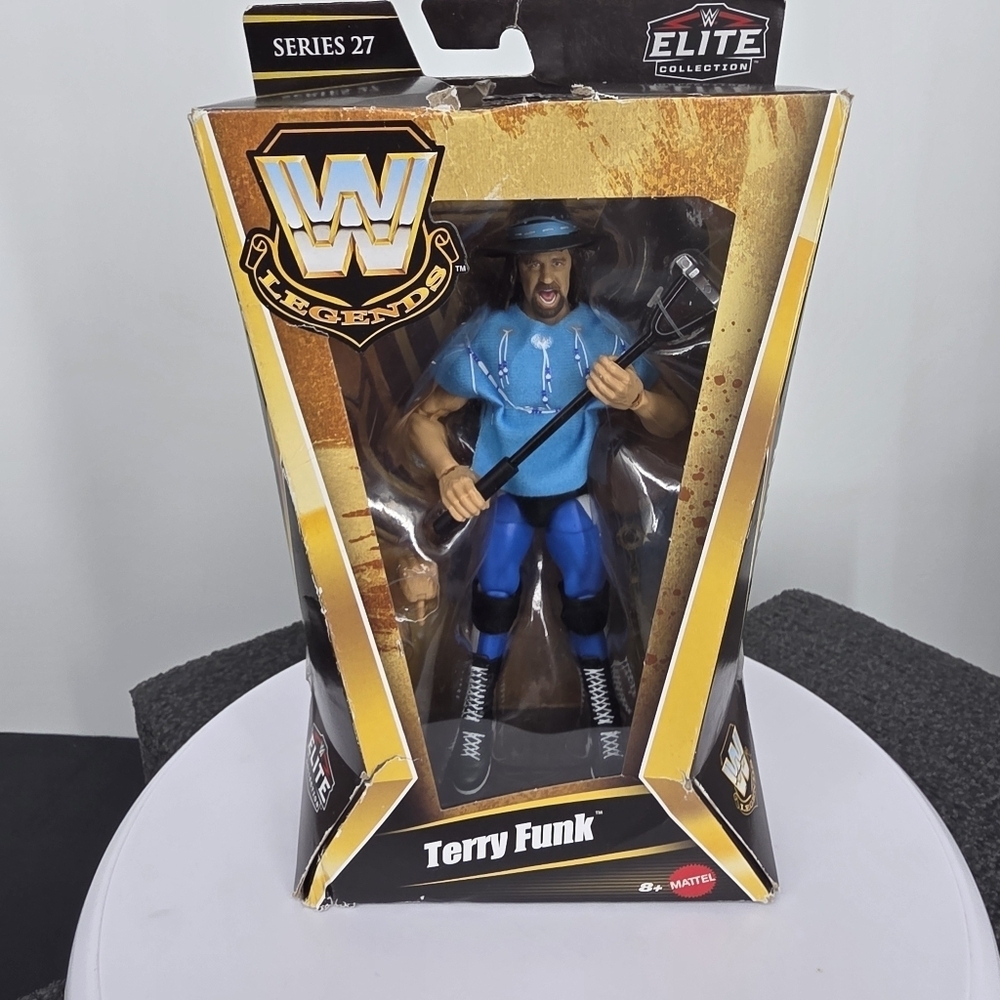 WWE Legends Series 27 Terry Funk Elite Action Figure - Mattel WCW/NWA Era